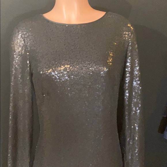 NWT TADASHI SHOJI Sequin Evening Cocktail Dress - Picture 5 of 11